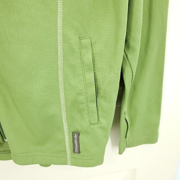 Exofficio Insect Shield Full Zip Performance Hoodie S Light Ivy Green - Picture 8 of 16